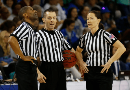 What are the basketball officials?